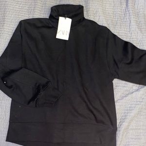 Zara loose turtle neck sweatshirt